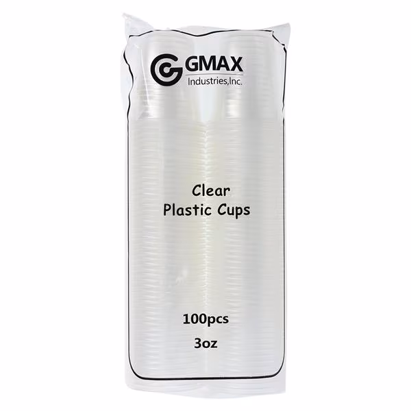 Drinking Cup Plastic Clear 3 Oz. GP58030